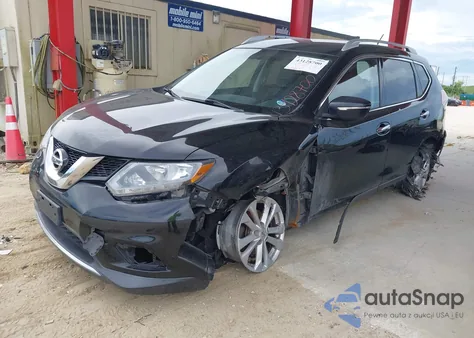 2015 Nissan Rogue Sv из США, поврежденный, VIN KNMAT2MV6FP583476